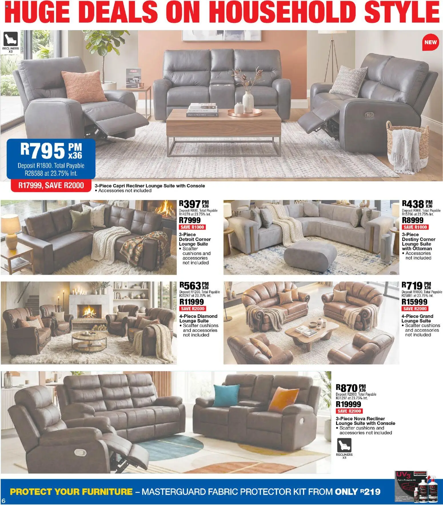 New OK Furniture catalogue – valid from 11.05.2026 | Page: 6 | Products: Lounge suite, Ottoman
