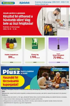 Praktiker akciós újság - amely érvényes a következő dátumtól: 2026.10.01.
