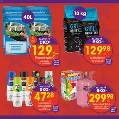 EKO erbjudanden - Förhandsvisning av reklamblad från butik EKO aktuell från 04.05.2026 | Sida: 10 | Produkter: Grill, Briketter, Planteringsjord, Sodastream