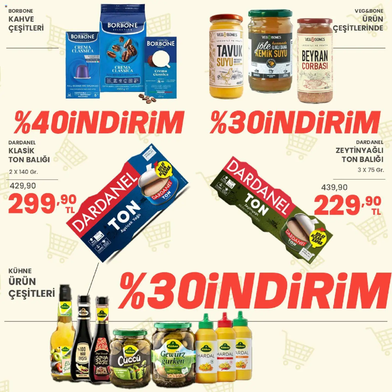 Sarıyer Katalog - 28 Ağustos 2026 tarihinden itibaren geçerlidir | Sayfa: 21 | Ürünler: Kemik suyu, Hardal, Kahve, Ton balığı