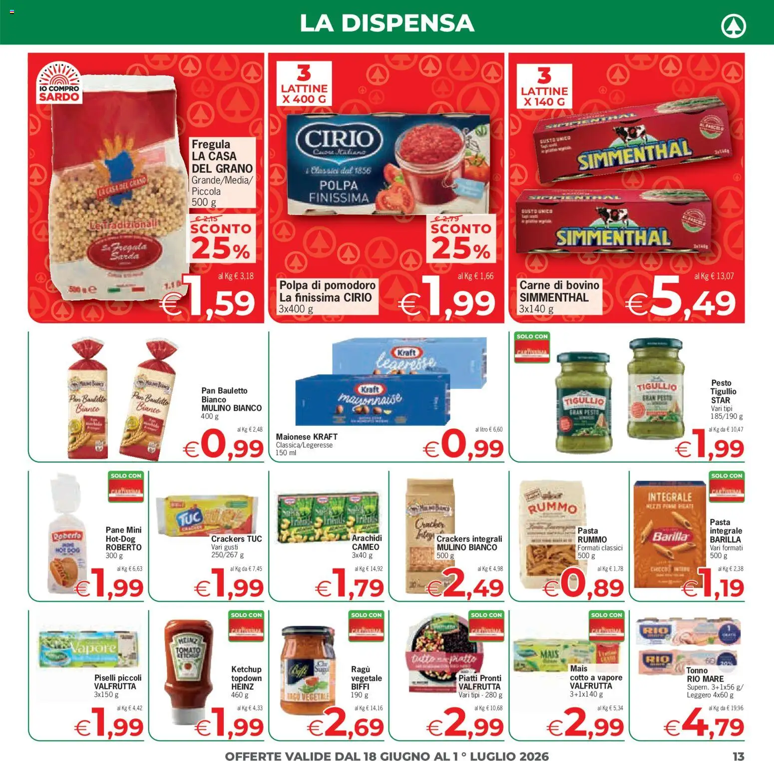 Volantino Eurospar del 18/06/2026 | Pagina: 13