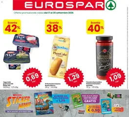 Anteprima del volantino Eurospar volantino valido a partire dal 17/09/2026