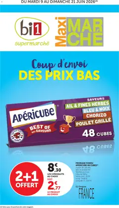 bi1 - Prévisualisation de bi1 MaxiMarché valide à partir de 09.06.2026