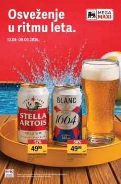 Mega Maxi katalog pivski - pregled Mega Maxi kataloga - važi od 13.08.2026
