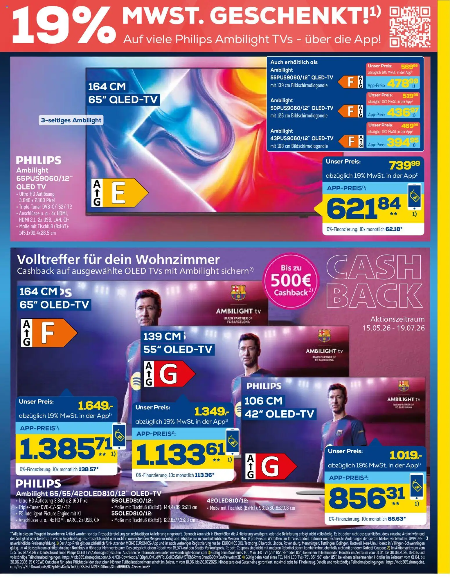 Euronics  Aktueller Prospekt – gültig ab 13.06.2026 | Seite: 3 | Produkte: Philips, TV
