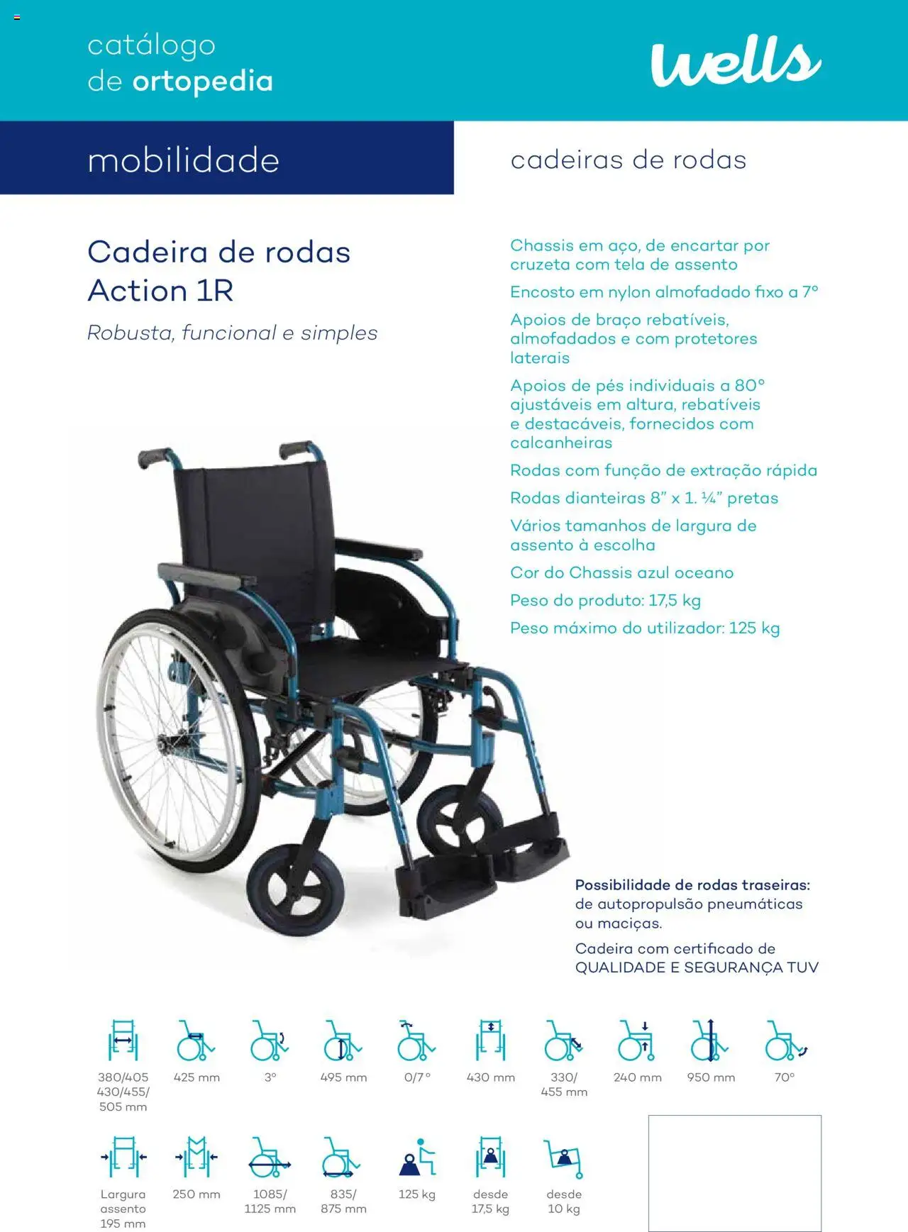 Well’s Catálogo de Ortopedia │ válido de 12/02/2024 | Página: 8 | Produtos: Cadeira