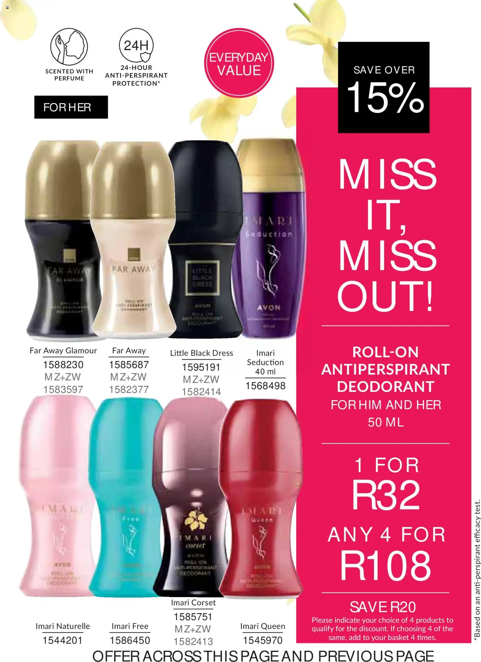 New Avon catalogue – valid from 01/10/2026 | Page: 73 | Products: Dress, Perfume, Deodorant, Antiperspirant