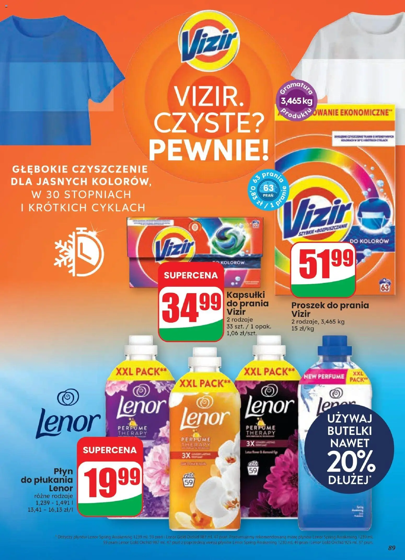 Dino gazetka od 21.10.2026 | Strona: 89 | Produkty: Kapsułki, Proszek, Vizir, Kapsułki do prania