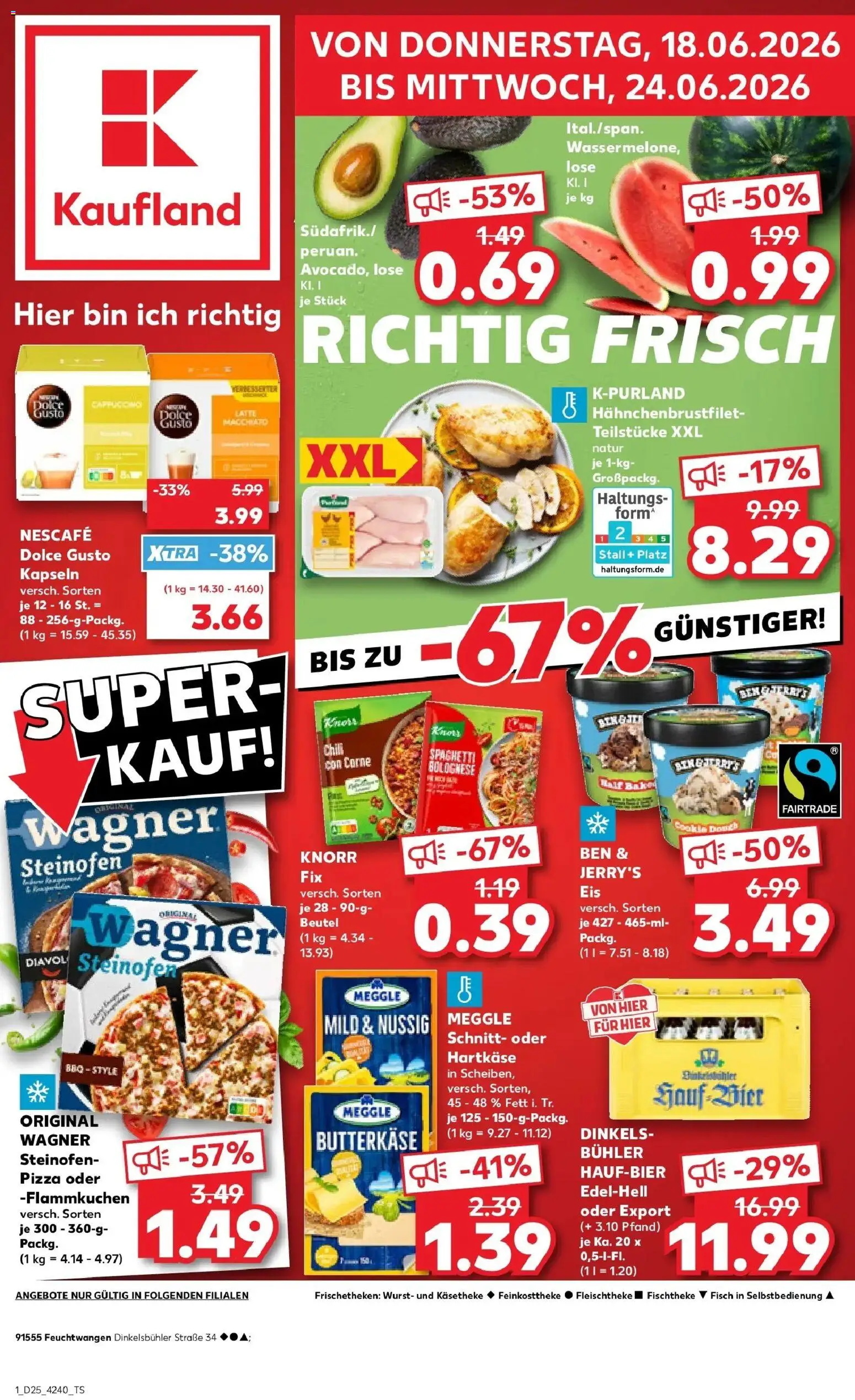 Kaufland Prospekt Feuchtwangen – gültig ab 18.06.2026 | Seite: 1