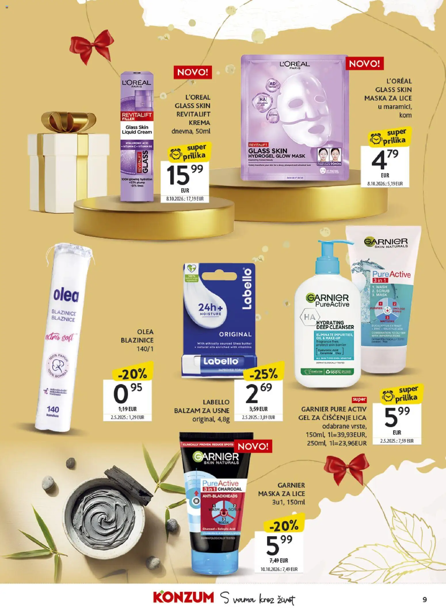 Konzum HR akciós ujság - amely érvényes a következő dátumtól: 2026.11.02. | Oldal: 9 | Termékek: Püré, Gél