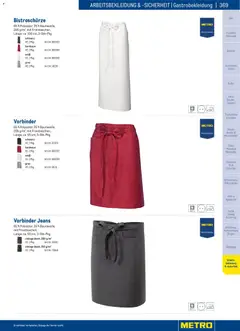 Metro angebote Gastro Non-Food Katalog ab 01.01.2026 gültig | Seite: 369 | Produkte: Bekleidung, Eis, Jeans