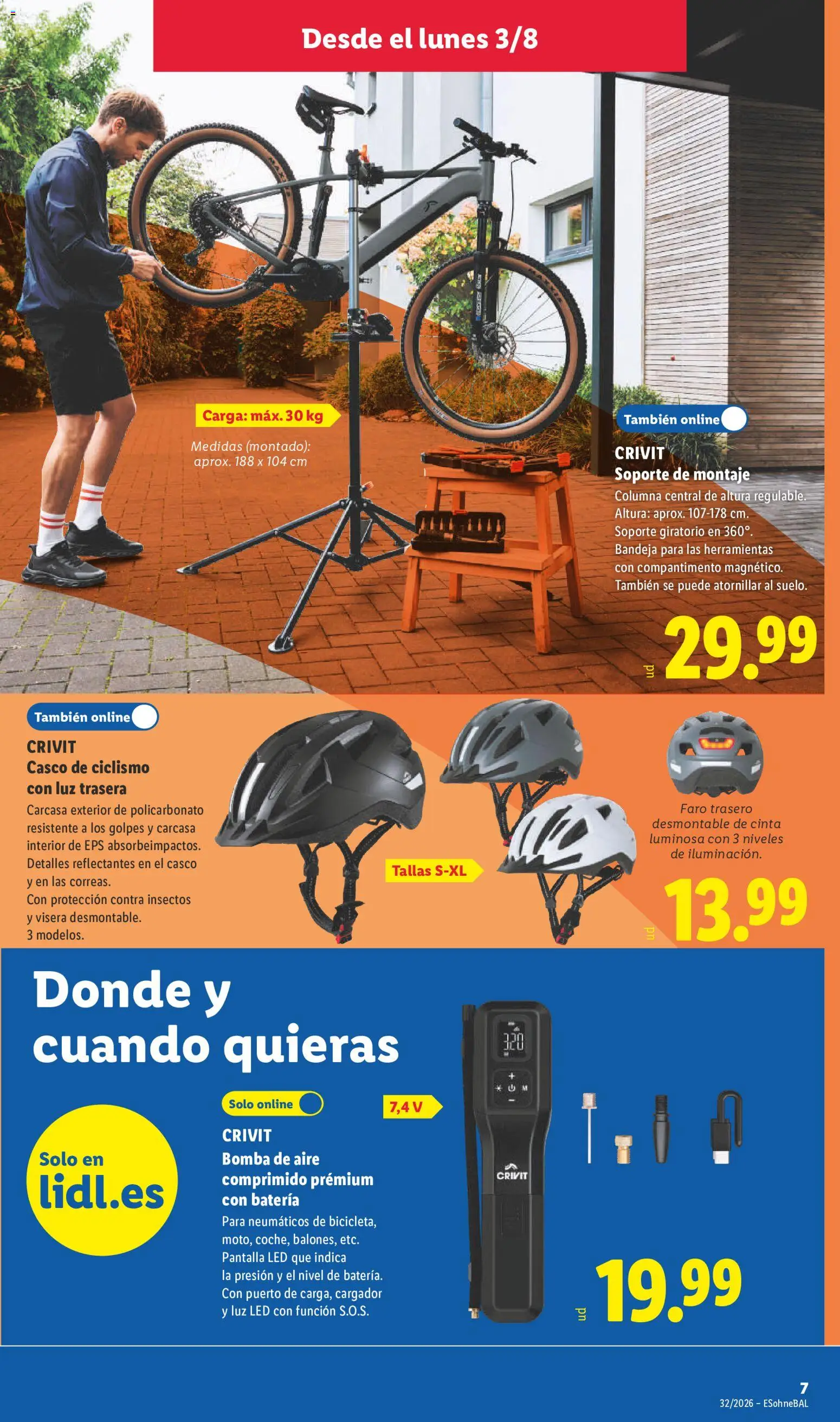 Lidl folleto de bazar │ válido desde el 03/08/2026 | Página: 13 | Productos: Bandeja, Batería