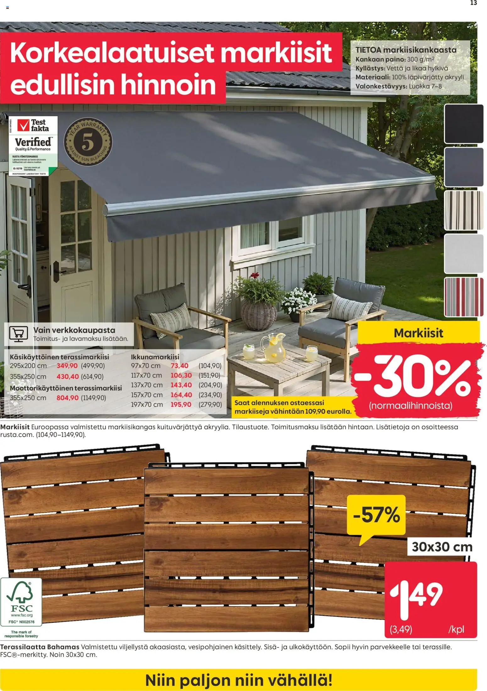 Rusta tarjoukset – voimassa 11.05.2026 alkaen | Sivu: 13