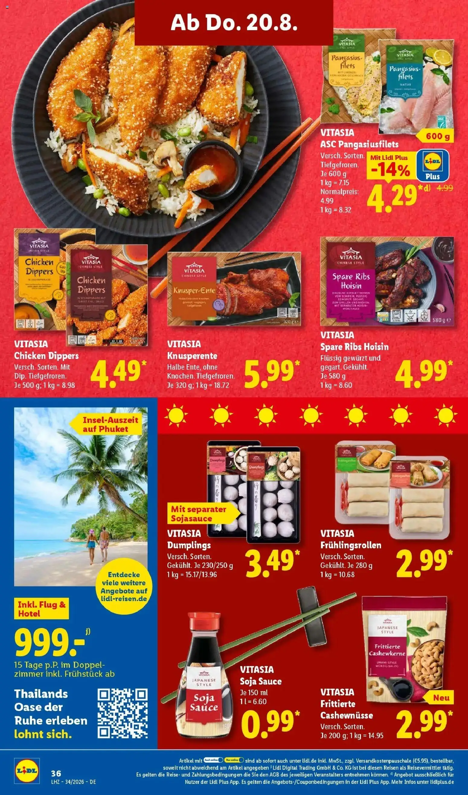 Lidl Prospekt Plettenberg (ab 17.08.2026) zum Blättern » Angebote | Seite: 58 | Produkte: Cashewnüsse, Spare ribs
