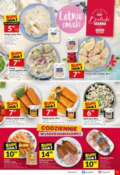 Pogląd oferty "Twój Market gazetka" - ważna od 24.06.2026 | Strona: 11 | Produkty: Kiełbasa, Pierogi, Krokiety, Parówki