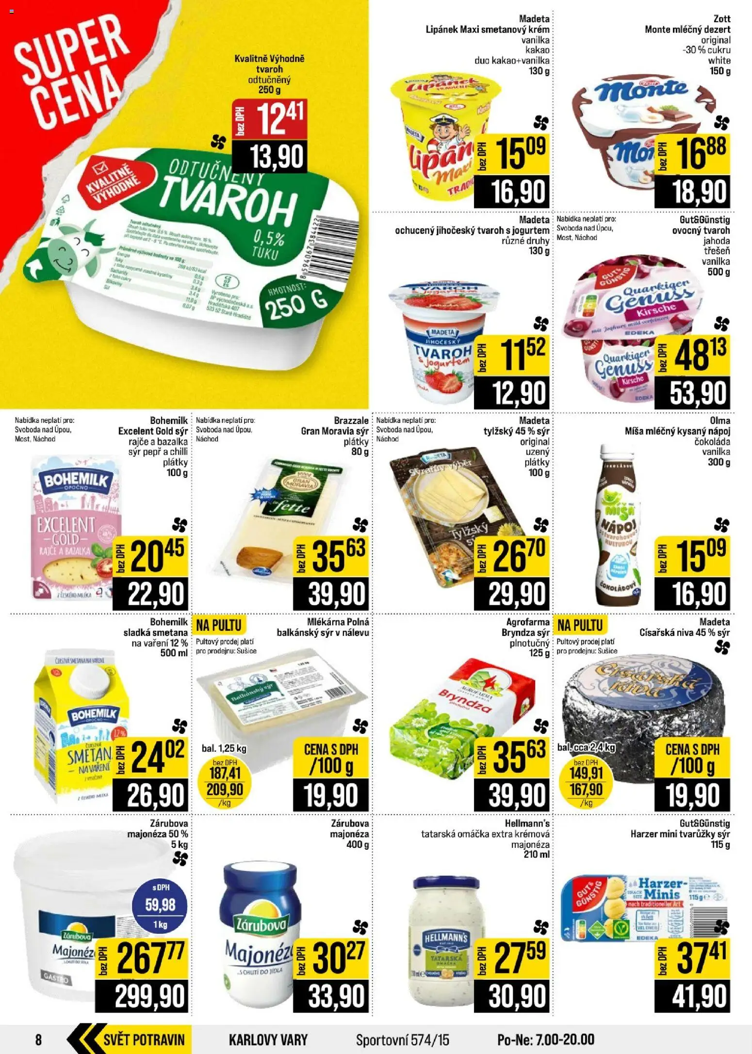 Jip leták - Cash & Carry od 28.10.2026 | Strana: 8 | Produkty: Čokoláda, Rajče, Krém, Vanilka