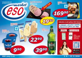 Náhled letáku Eso market leták od 02.09.2026