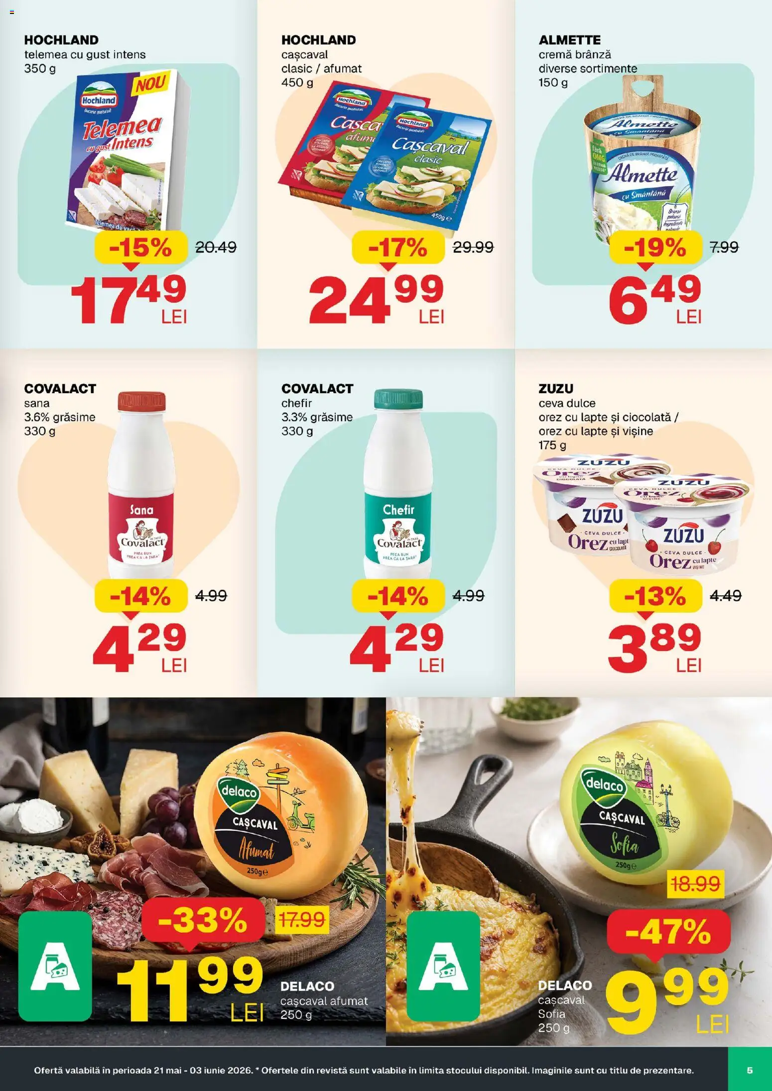 Noul catalog Annabella – valabil de la 21.05.2026 | Pagină: 5 | Produse: Cașcaval, Cremă, Orez, Cremă de brânză