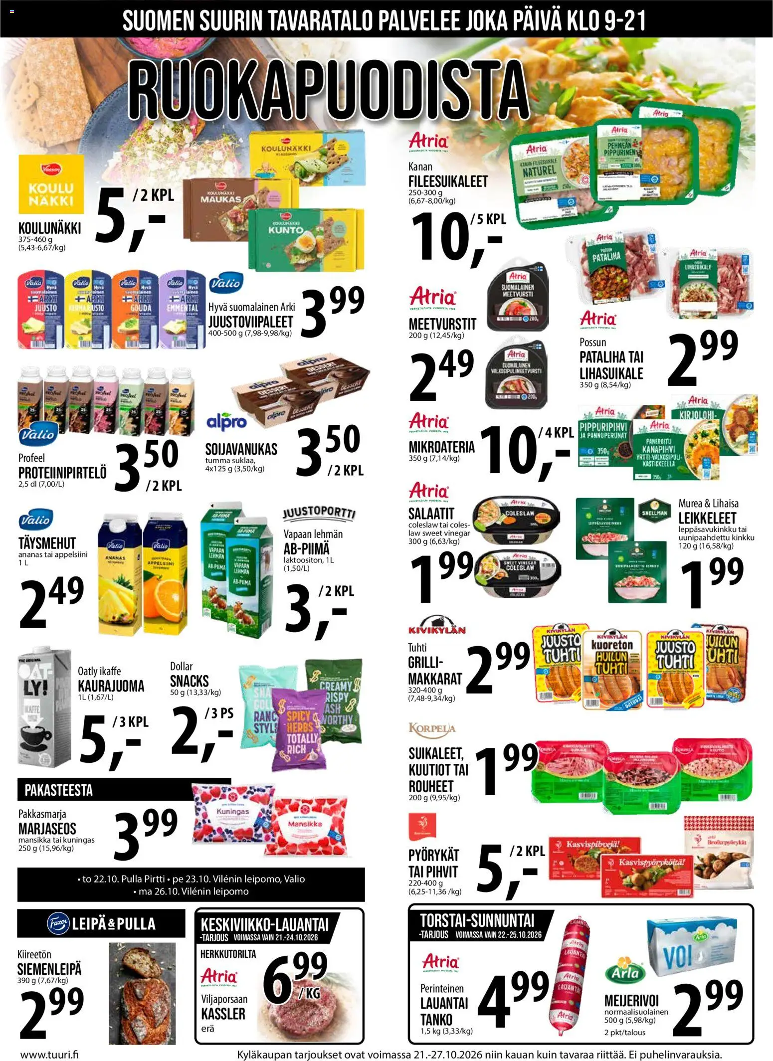 Tuuri tarjoukset – voimassa 21/10/2026 alkaen | Sivu: 9