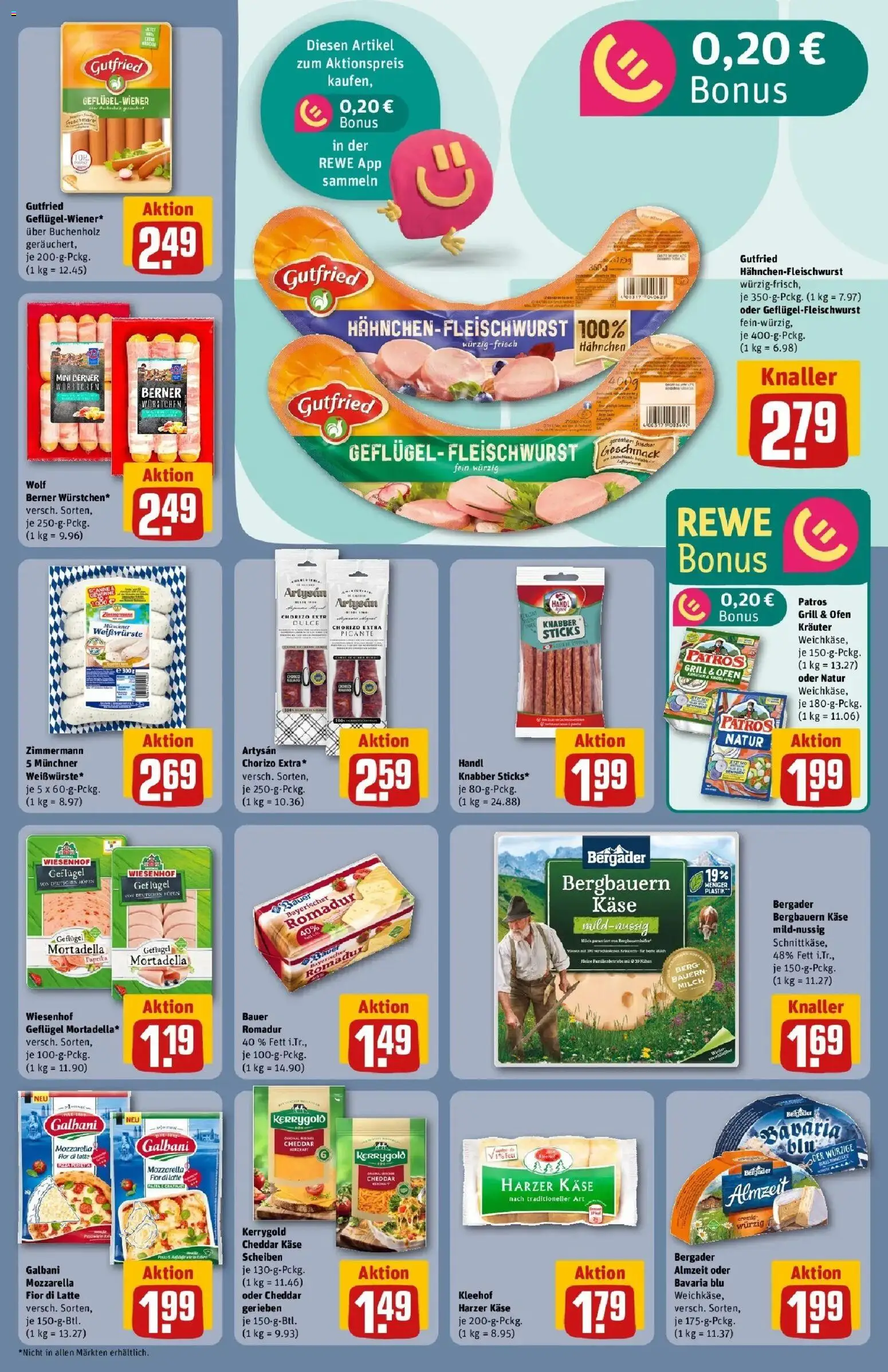 Rewe Prospekt Pegnitz	 – gültig ab 20.04.2026 | Seite: 19 | Produkte: Grill, Hahnchen, Milch, Käse