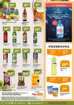 Náhled letáku Tempo leták od 15.07.2026 | Strana: 8 | Produkty: Olej, Instantní káva, Plech, Kozel nealko