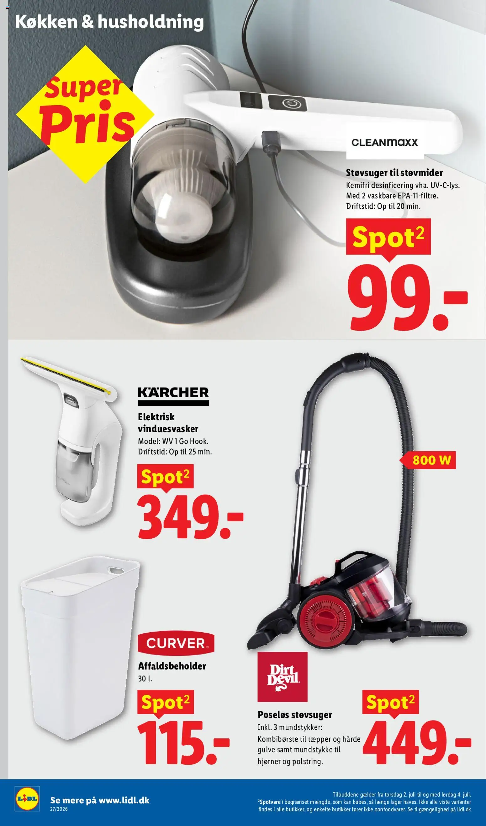 Lidl tilbudsavis – gyldig fra 28/06/2026 | Side: 14 | Produkter: Søm, Støvsuger