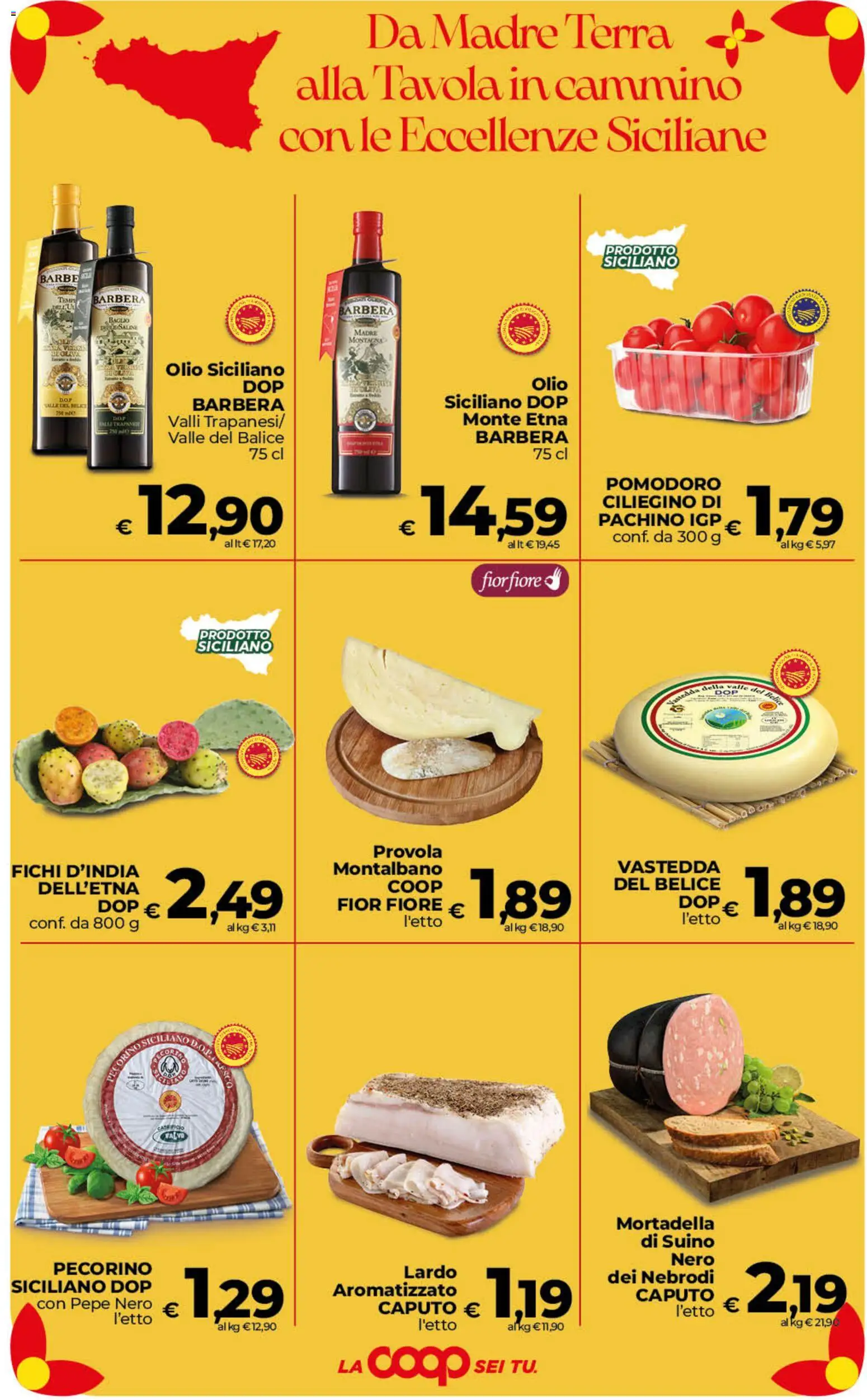 Volantino Ipercoop del 02/10/2026 | Pagina: 12 | Prodotti: Fichi, Olio, Provola, Pecorino
