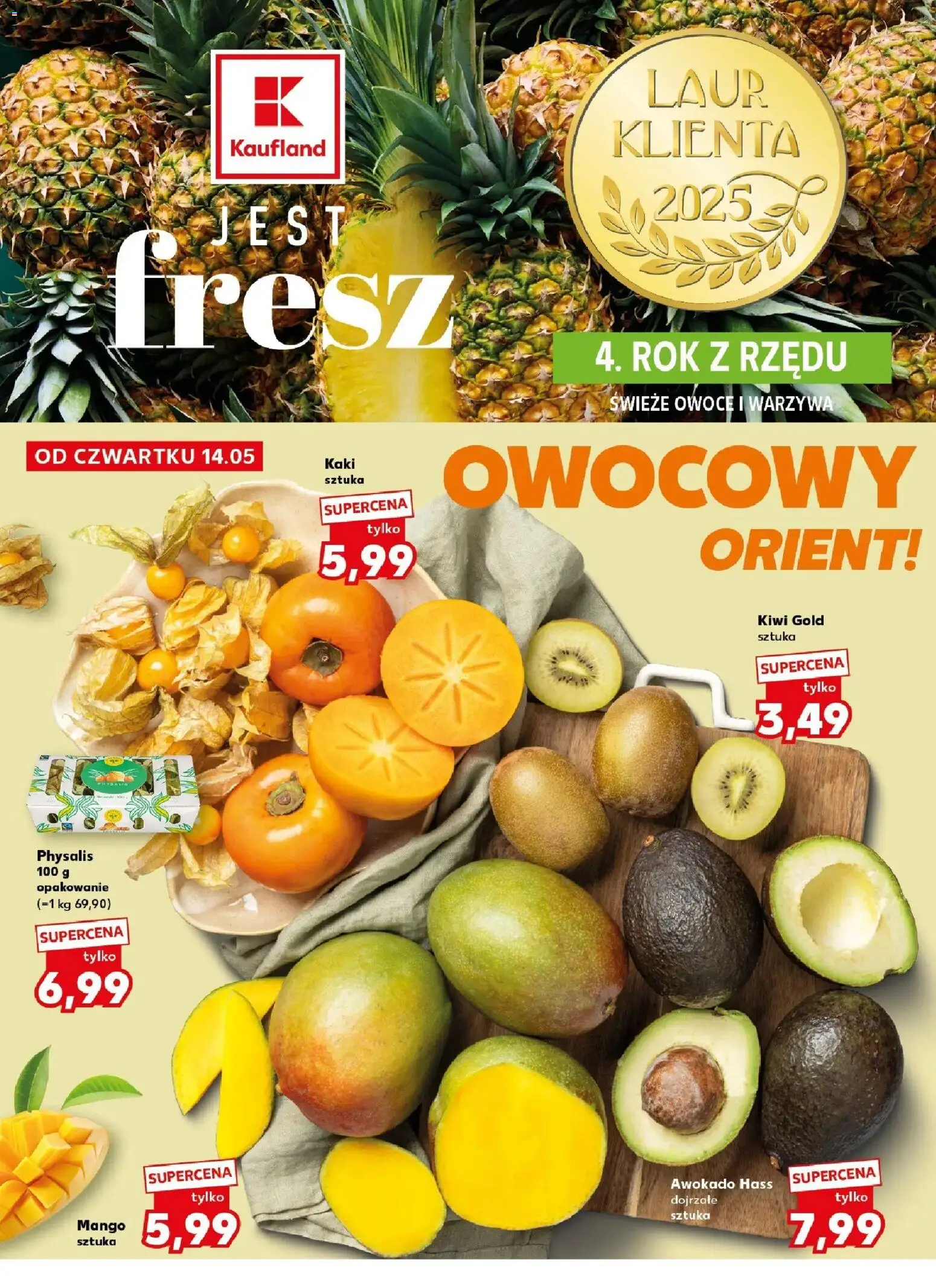 Kaufland gazetka - Mocny start od 18.05.2026 | Strona: 10 | Produkty: Mango, Kiwi, Awokado, Warzywa