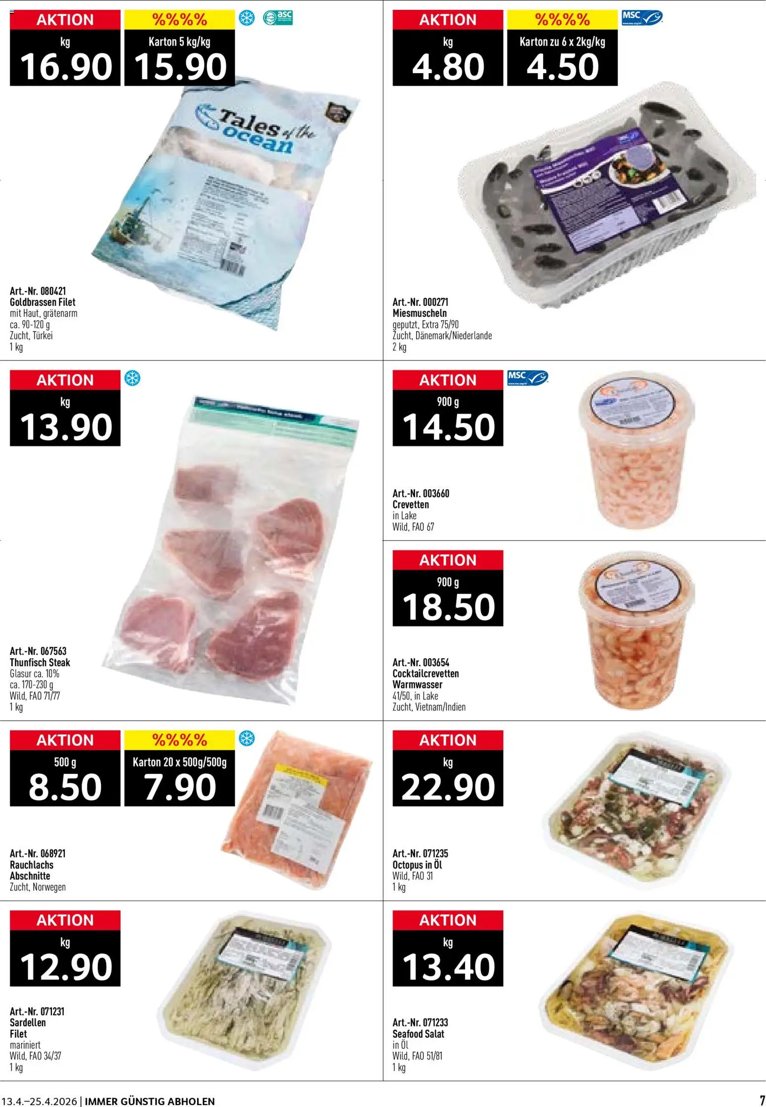 Prodega aktionen Italien – gültig ab 13.04.2026 | Seite: 7 | Produkte: Öl, Salat