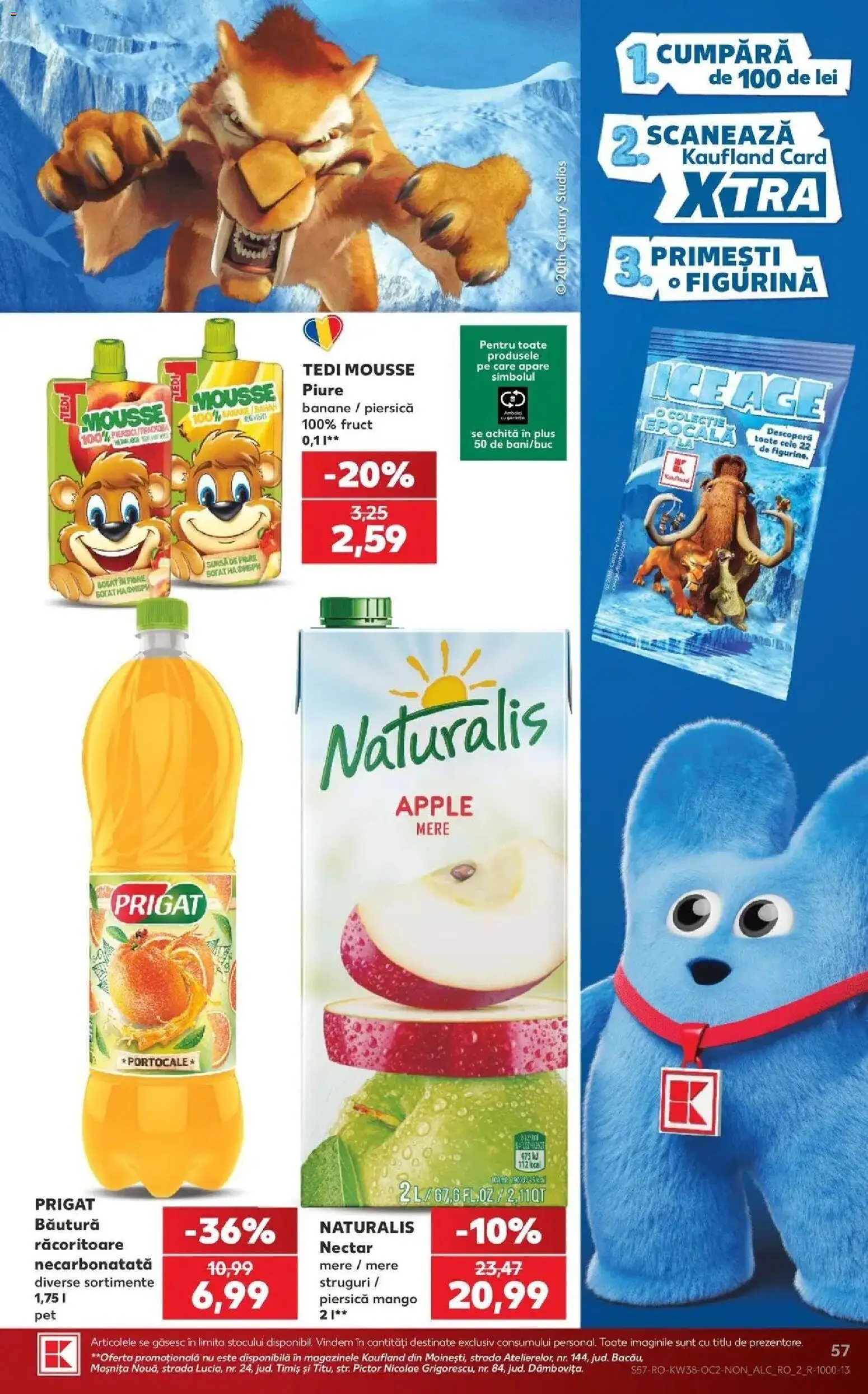 Kaufland Ploiești 16.09.2026 - Revista si Oferta | Pagină: 57 | Produse: Piersică, Apple, Portocale, Mango