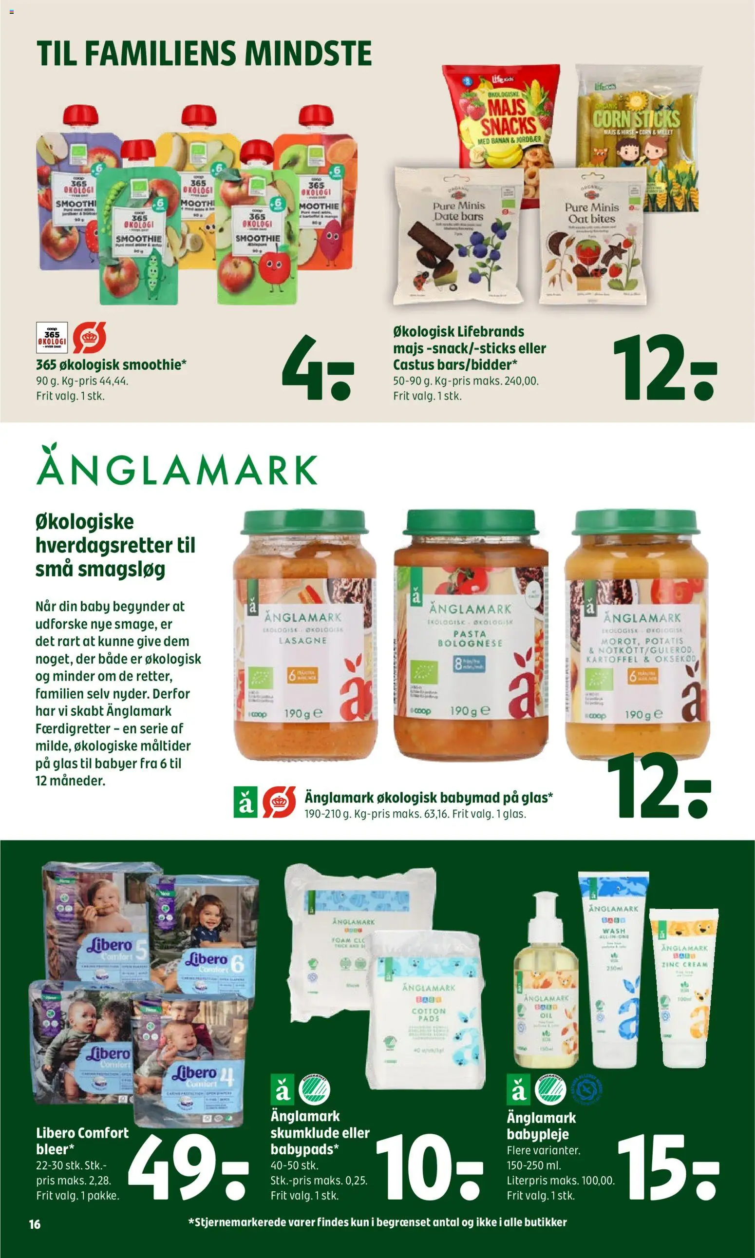 Coop 365 tilbudsavis – gyldig fra 16/07/2026 | Side: 22 | Produkter: Jordbær, Pasta, Majs, Snacks