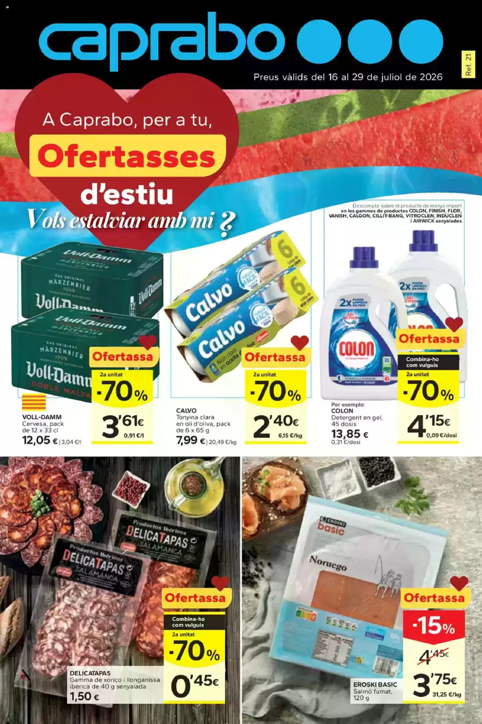 Caprabo folleto │ válido desde el 16/07/2026 | Página: 1 | Productos: Aceite
