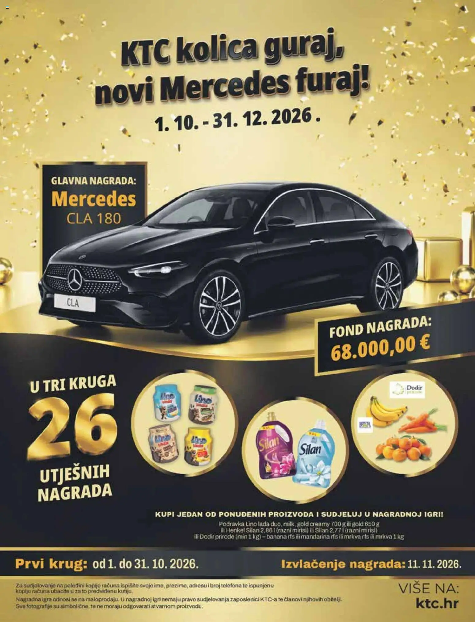 KTC katalog | vrijedi od 21.10.2026 | Stranica: 27 | Proizvodi: Lino Lada, Podravka, Mrkva, Igra
