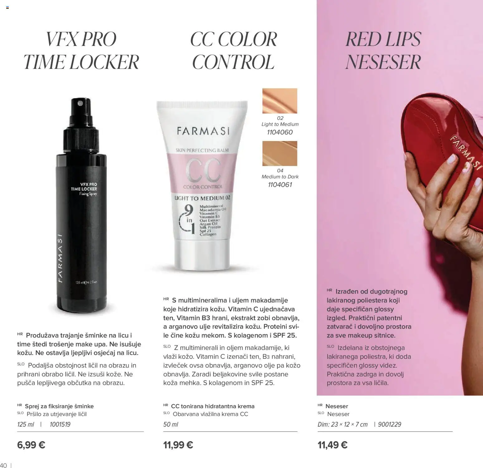 Farmasi katalog | vrijedi od 01.05.2026 | Stranica: 40 | Proizvodi: Ulje, Krema