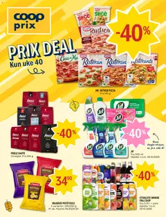 Forhåndsvisning av Coop Prix kundeavis gyldig fra 28/09/2026