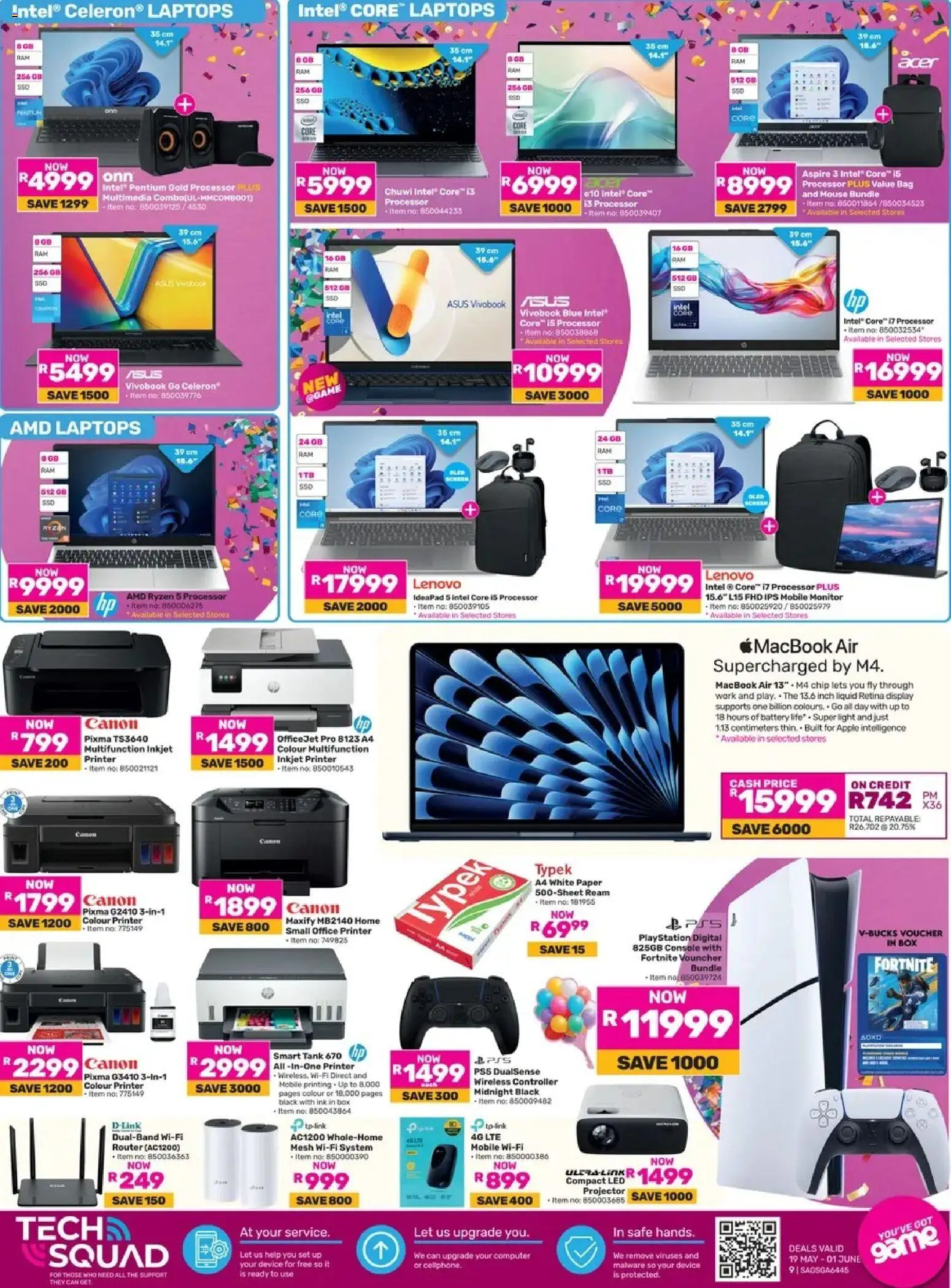 New Game catalogue – valid from 19.05.2026 | Page: 9 | Products: Monitor, Computer, Mouse, Light