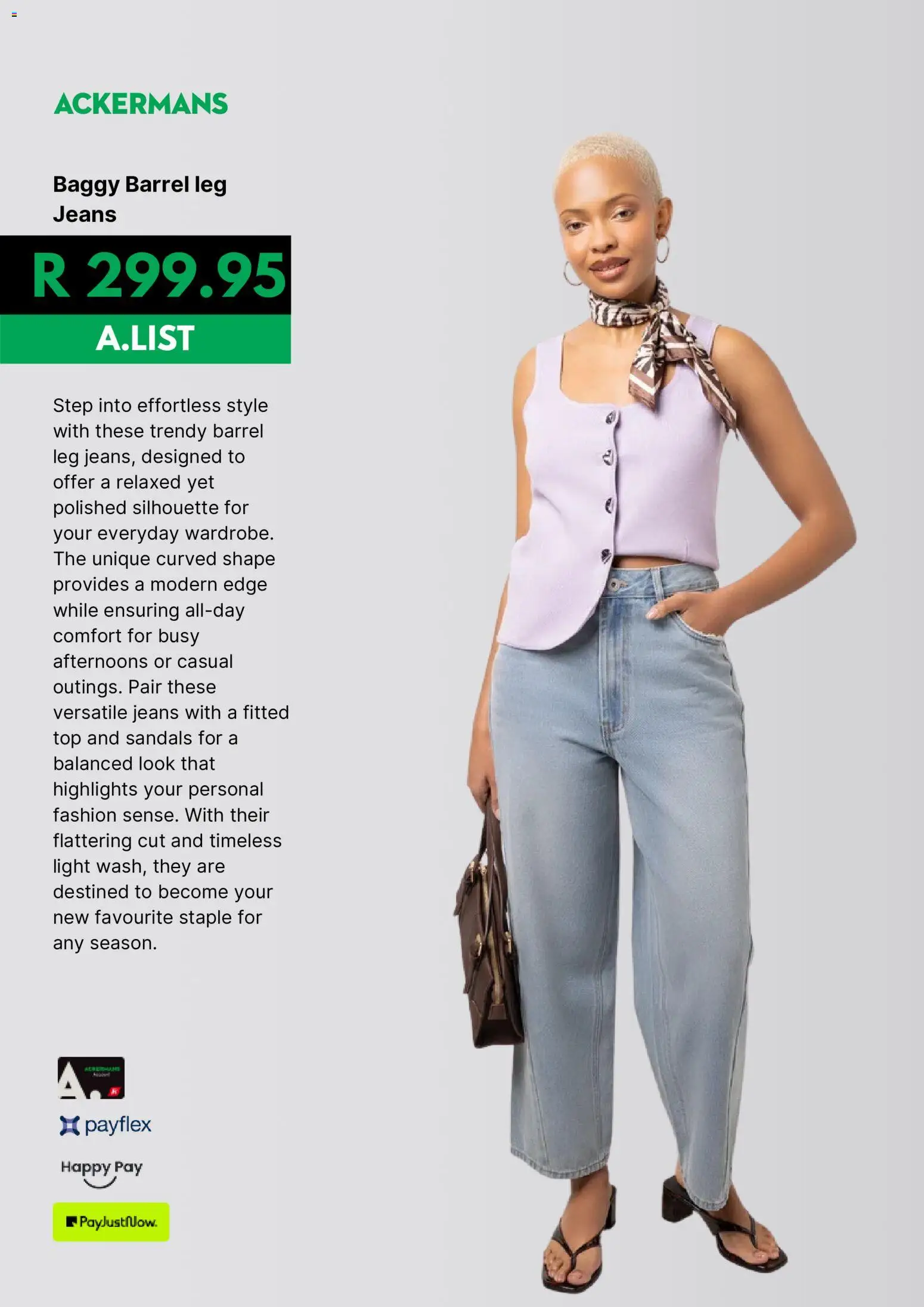 New Ackermans catalogue – valid from 14/10/2026 | Page: 2 | Products: Sandals, Jeans, Light