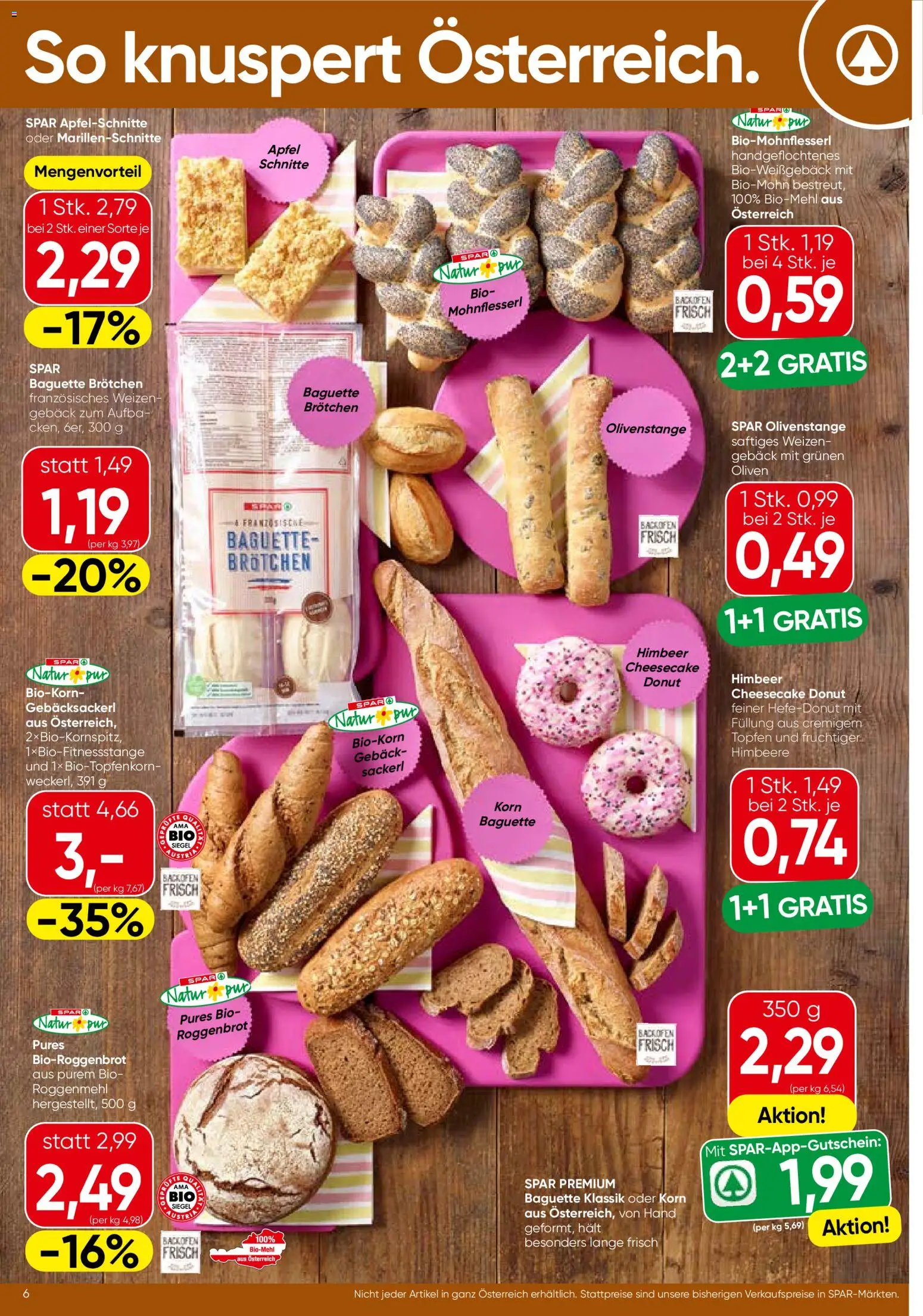 Spar Flugblatt - Wien gültig ab 16.04.2026 | Seite: 6 | Produkte: Himbeere, Jääkaappipakastin, Szeder, Äpfel