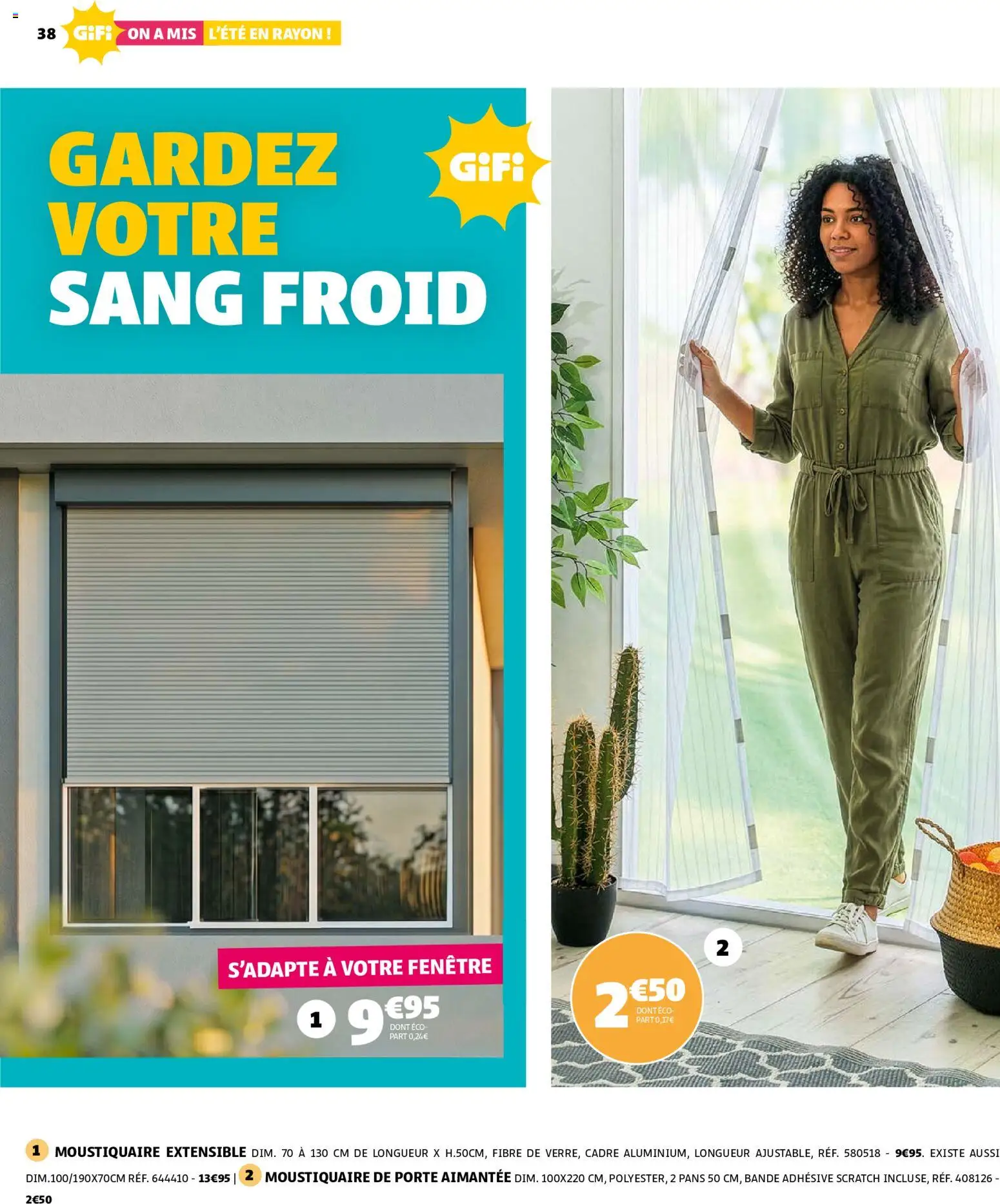 {H1} | Page: 38 | Produits: Porte, Moustiquaire de Porte, Moustiquaire, Cadre