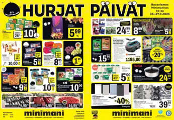 Minimani-mainoslehti voimassa 23/09/2026 alkaen