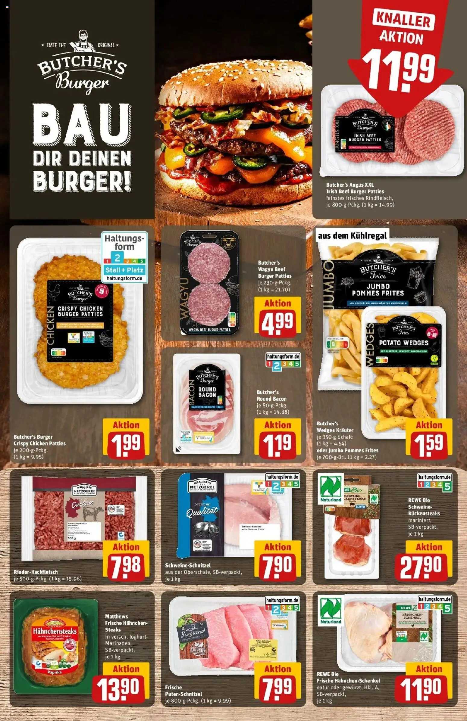Rewe Prospekt Hamburg 50 (Altona)	 – gültig ab 10.05.2026 | Seite: 10 | Produkte: Hahnchen, Pommes frites, Putenschnitzel, Hackfleisch