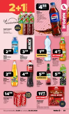 Pogląd oferty "Woda mineralna Skarb Życia Muszyna, 1,5 l" - ważna od 21.09.2026 | Strona: 33