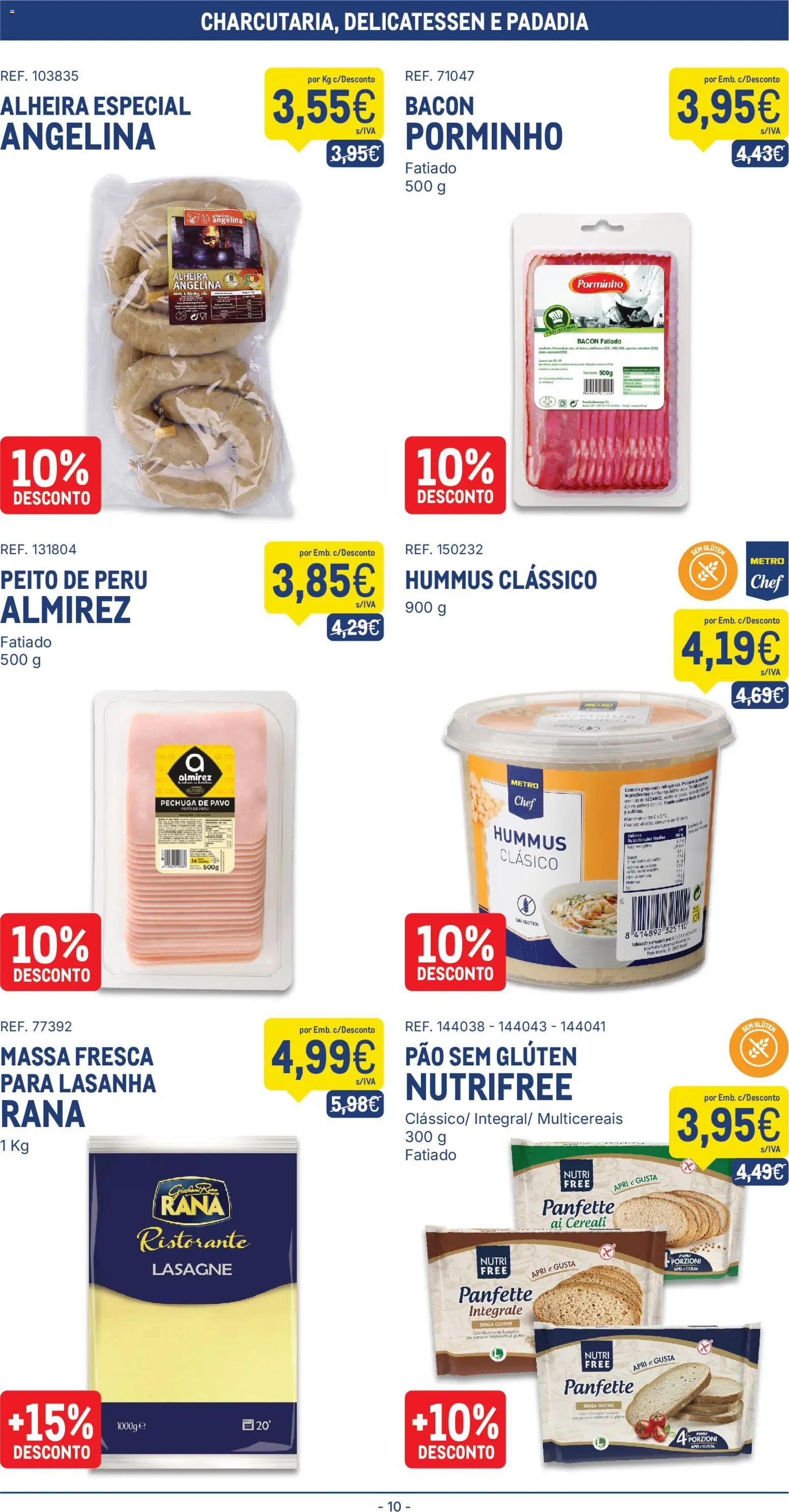 Makro folheto │ válido de 15/09/2026 | Página: 10 | Produtos: Peru, Ingredientes, Lasanha, Alheira