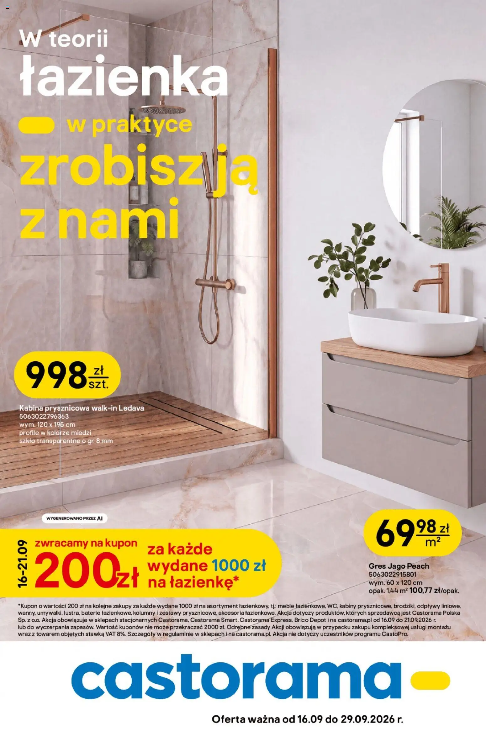 Castorama gazetka od 16.09.2026 | Strona: 1 | Produkty: Baterie