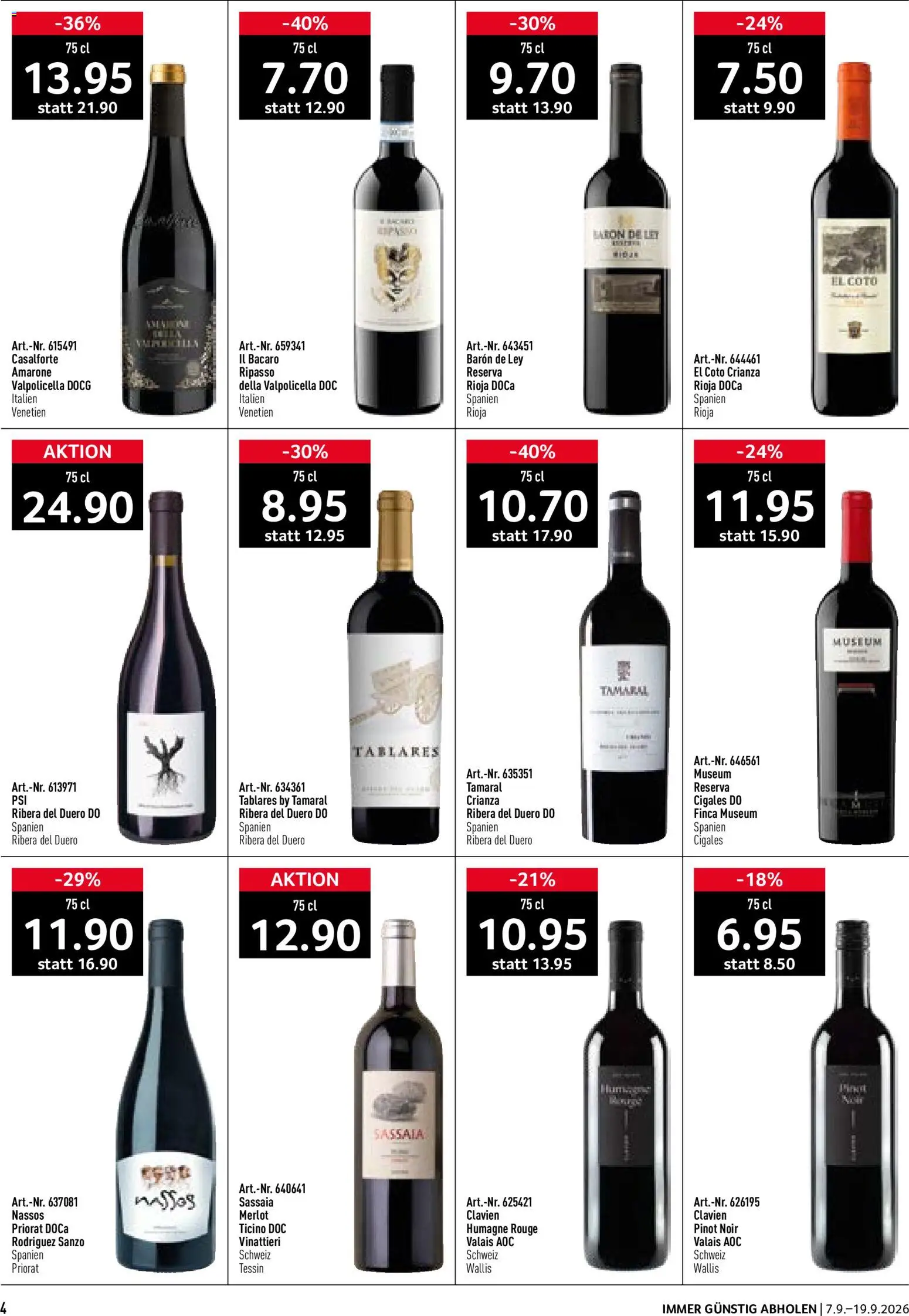 Prodega aktionen Weinfestival – gültig ab 07.09.2026 | Seite: 4 | Produkte: Merlot, Rouge