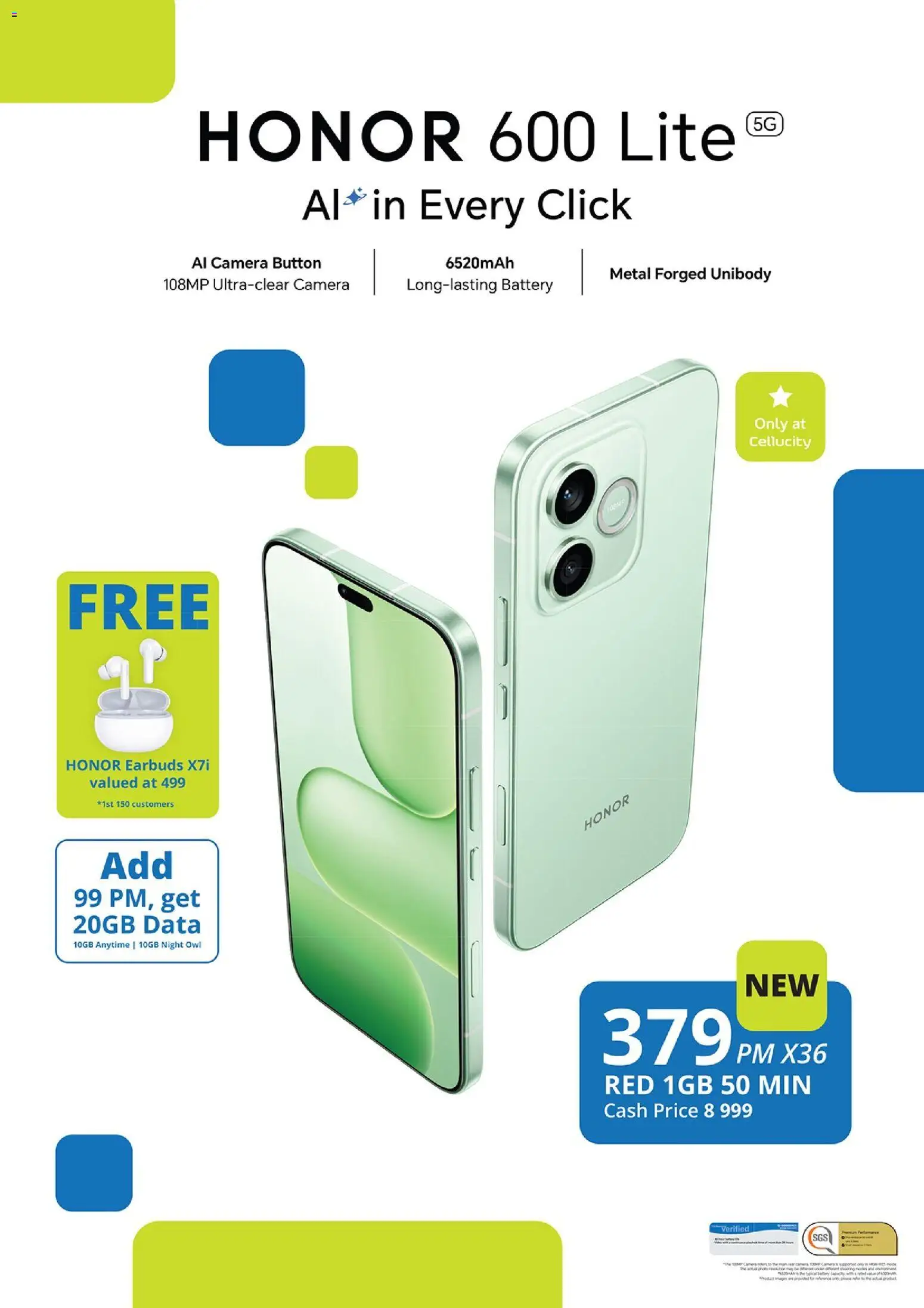 New Cellucity catalogue – valid from 09.06.2026 | Page: 36 | Products: Data, Earbuds, Camera, Battery