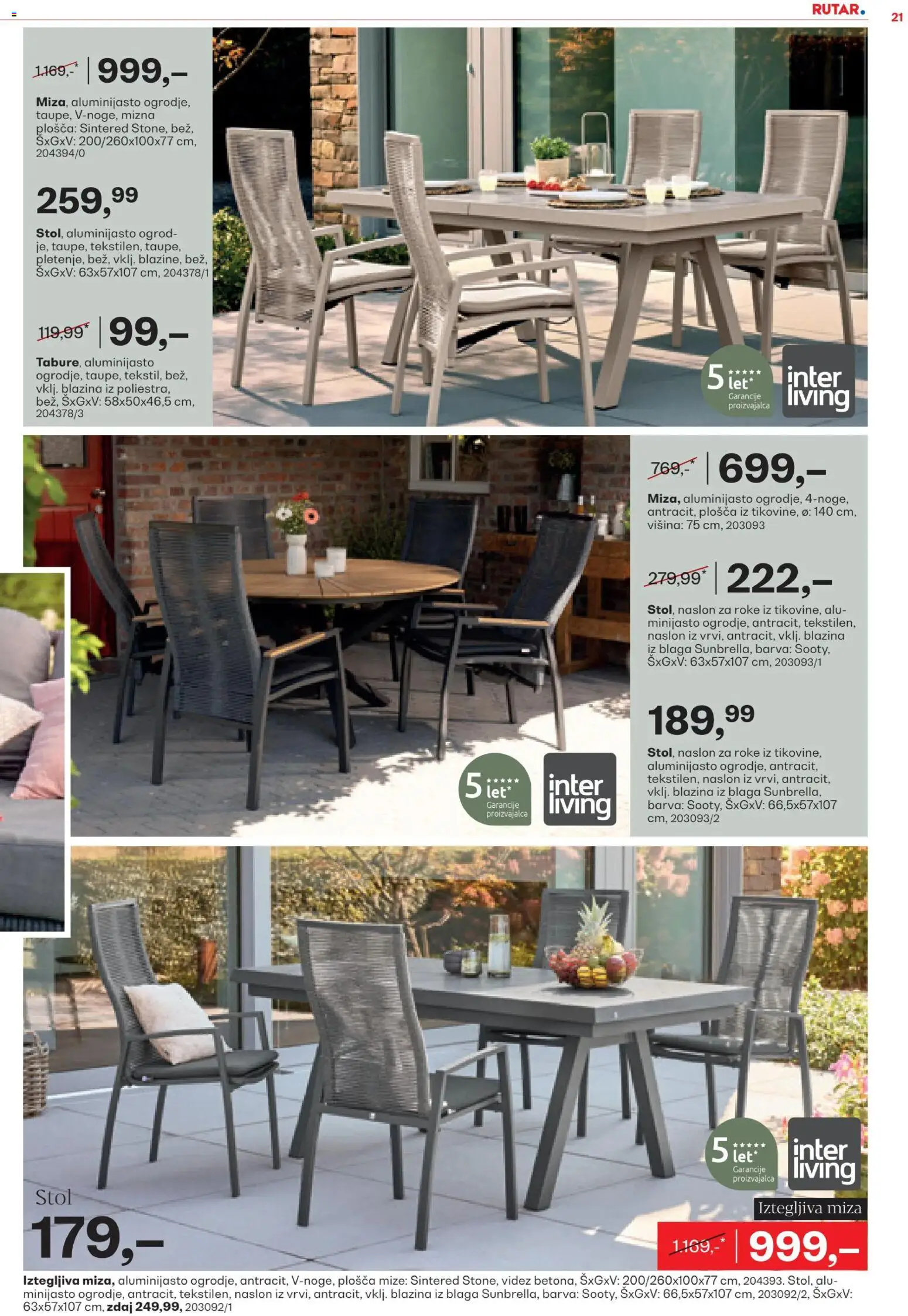 Novi Rutar katalog ponudbe – veljaven od 13.05.2026 | Stran: 21
