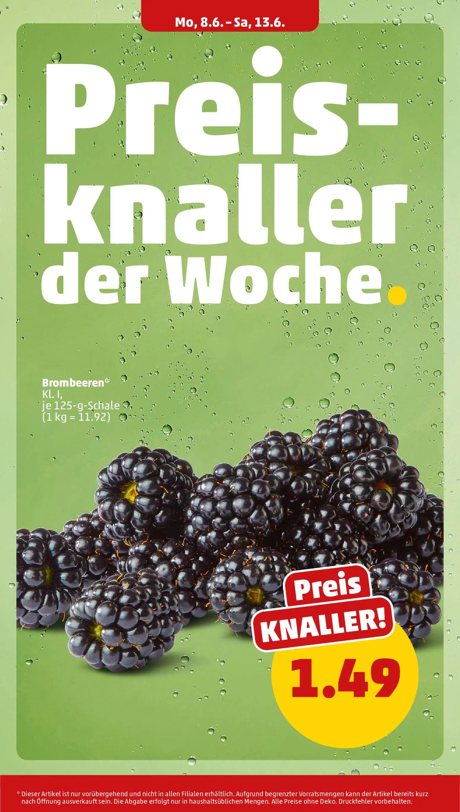 Penny Prospekt | 08.06.2026 | Wie erhält man einen begrenzten Rabatt? | Deutschland