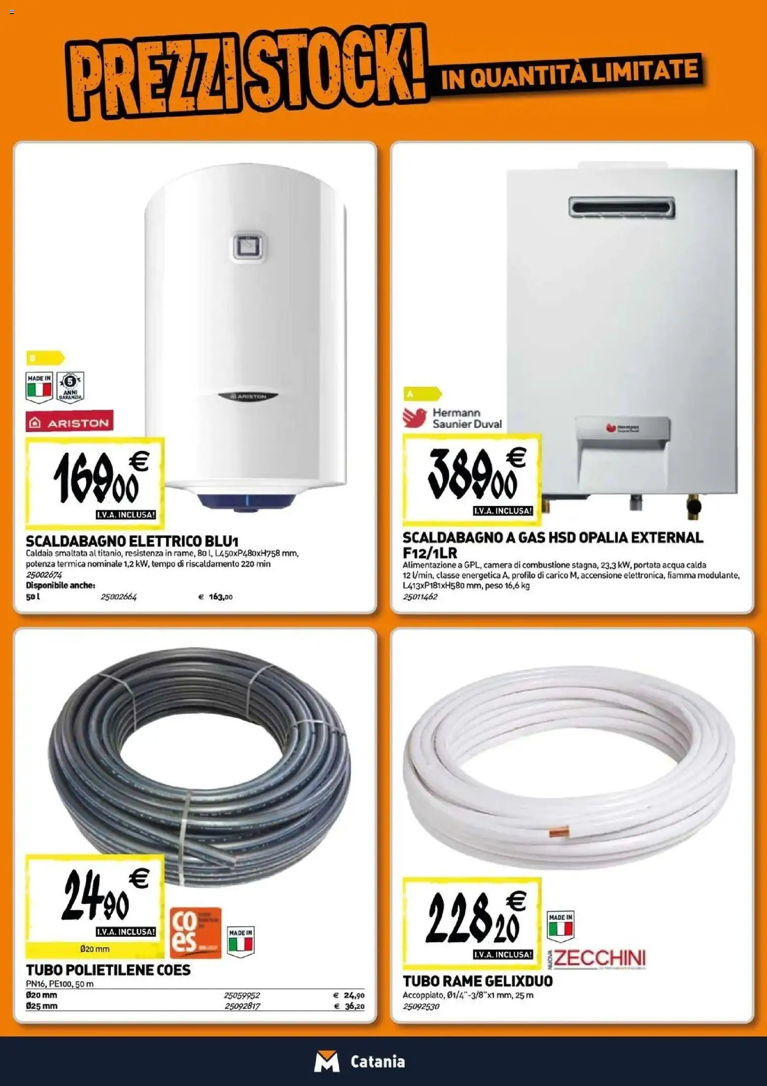 Volantino TECNOMAT del 12.03.2026 | Pagina: 7 | Prodotti: Scaldabagno, Caldaia, Acqua, Tubo