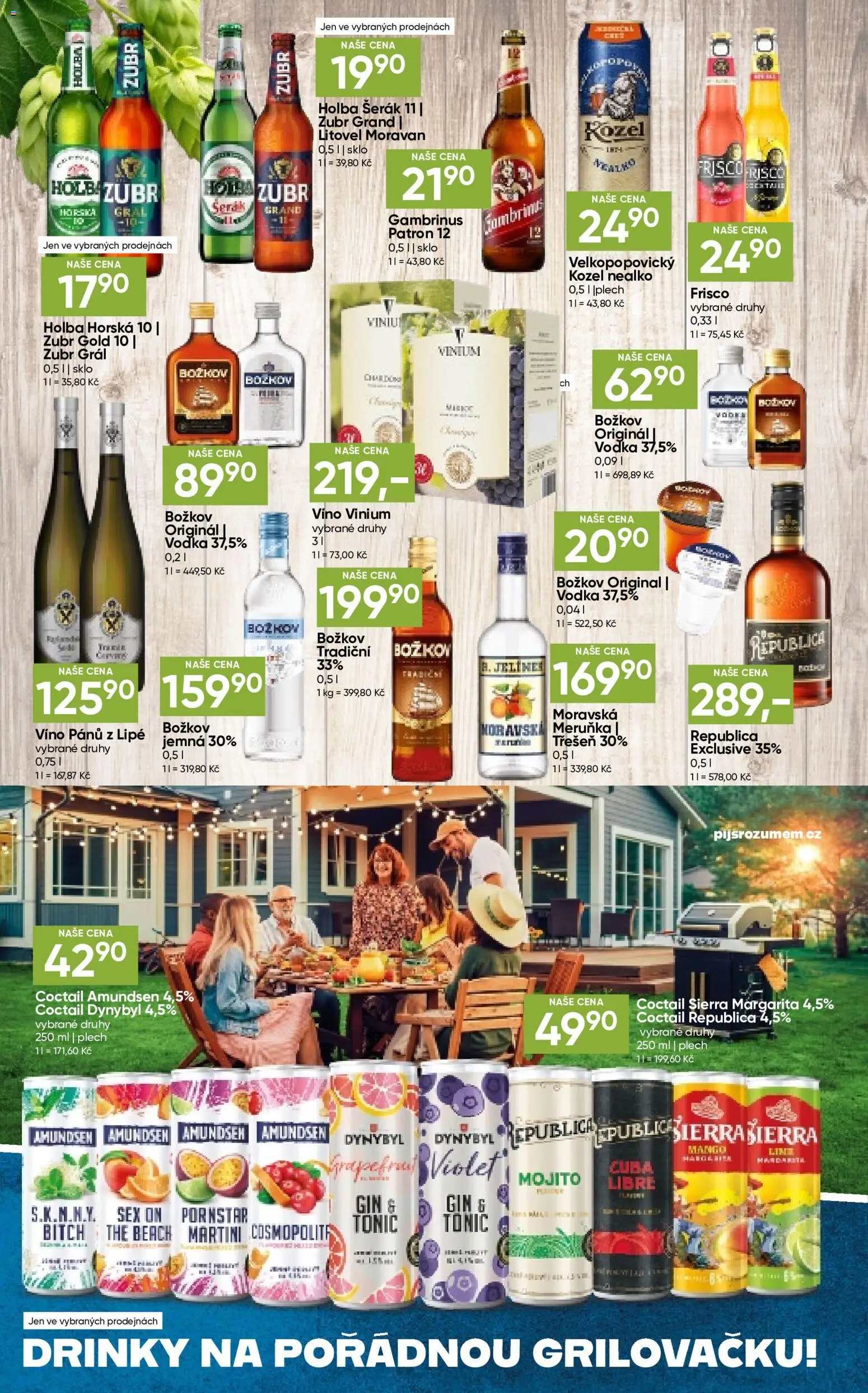Hruška katalog od 04.08.2026 | Strana: 10 | Produkty: Mango, Vodka, Frisco, Gambrinus